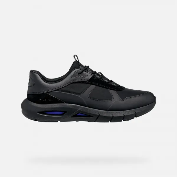 Black men's sneakers Geox Spherica ECUB-5 - Men