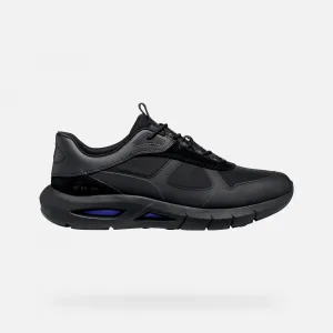 Black men's sneakers Geox Spherica ECUB-5 - Men