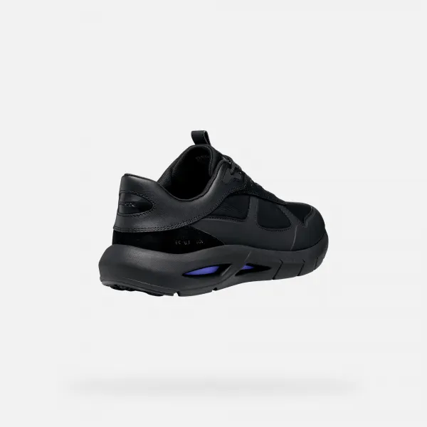 Black men's sneakers Geox Spherica ECUB-5 - Men