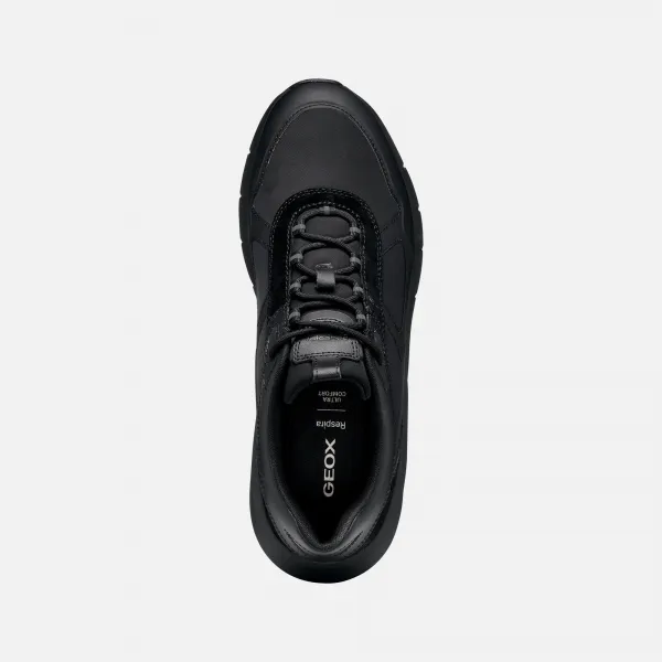 Black men's sneakers Geox Spherica ECUB-5 - Men