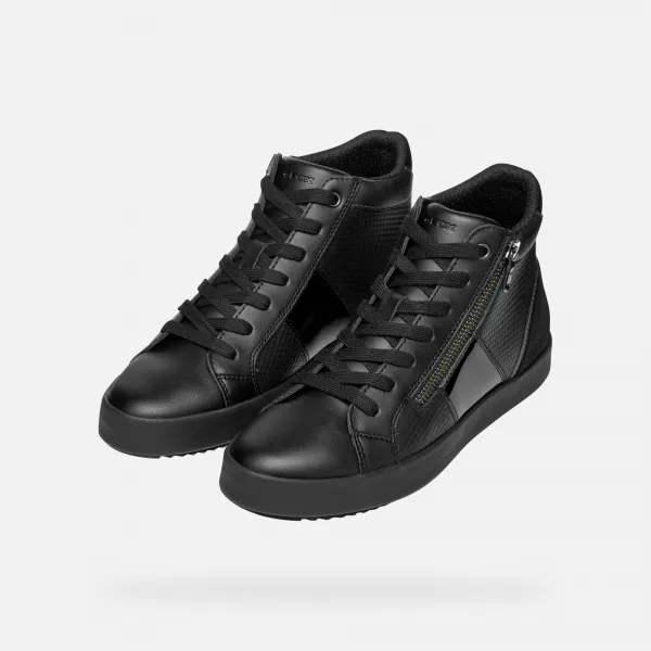 Black women's sneakers Geox Blomiee - Women's