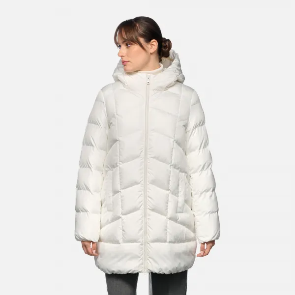 Cream women's jacket Geox Anylla - Women's