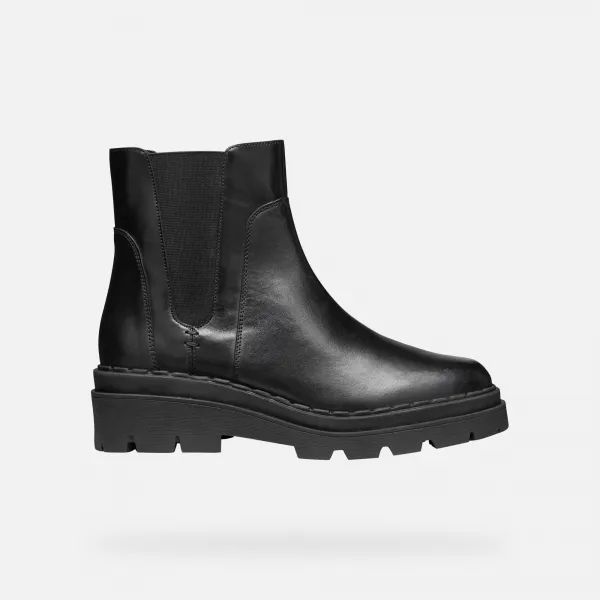 Black women's ankle boots Geox Felleny - Women's
