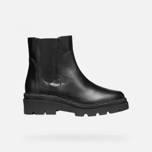 Black women's ankle boots Geox Felleny - Women's