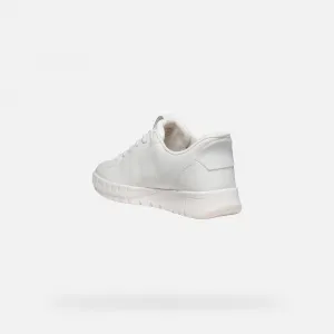 White women's sneakers Geox Flextride Plus - Women's