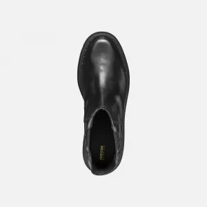Black women's ankle boots Geox Felleny - Women's
