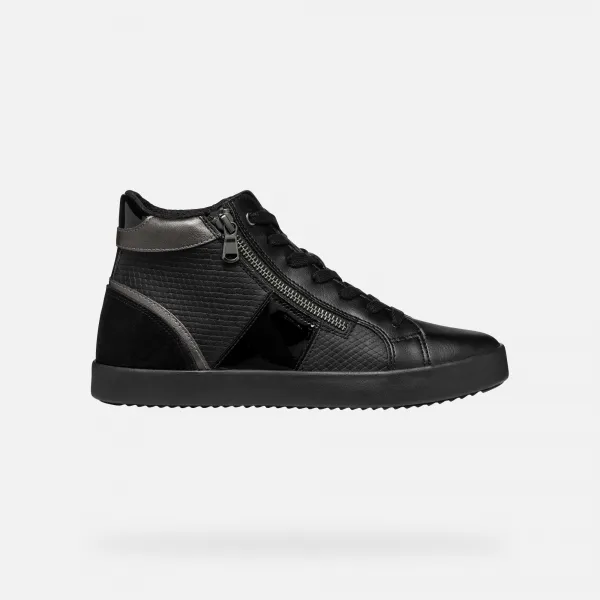 Black women's sneakers Geox Blomiee - Women's