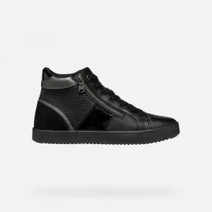Black women's sneakers Geox Blomiee - Women's