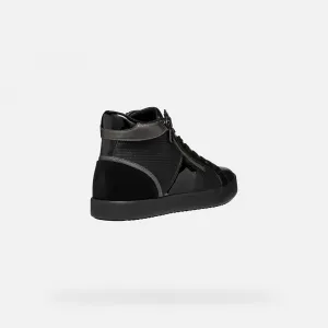 Black women's sneakers Geox Blomiee - Women's