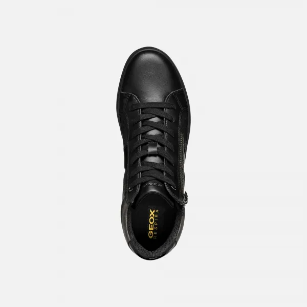 Black women's sneakers Geox Blomiee - Women's