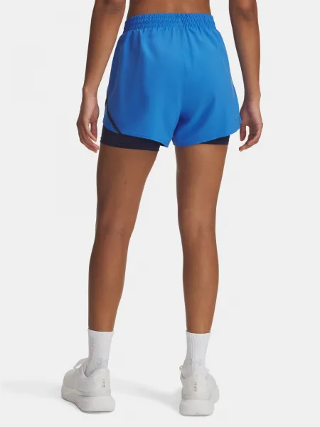 Women's shorts Under Armour UA Fly By 2-in-1 Shorts-BLU - Women's