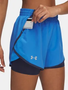 Women's shorts Under Armour UA Fly By 2-in-1 Shorts-BLU - Women's