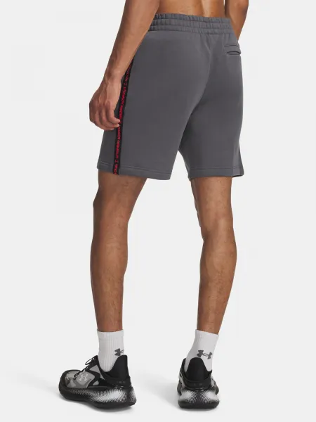 Men's shorts Under Armour UA Icon Fleece Short Taping-GRY - Men's