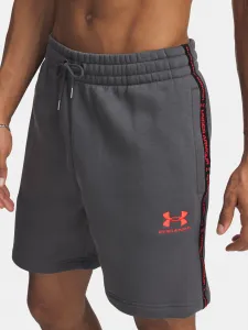 Men's shorts Under Armour UA Icon Fleece Short Taping-GRY - Men's