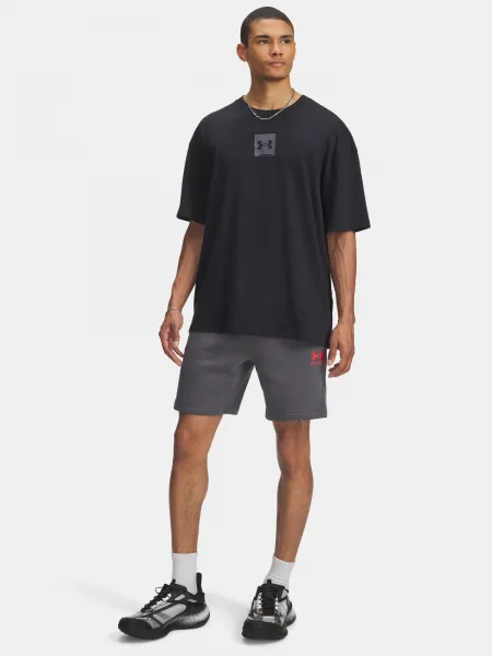 Men's shorts Under Armour UA Icon Fleece Short Taping-GRY - Men's