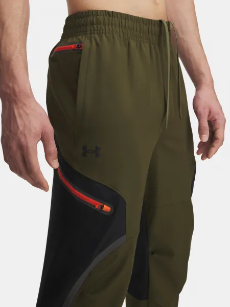 Men's Sports Pants Under Armour UA Unstoppable Cargo Pant-GRN - Men