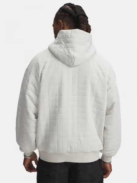Men's sweatshirt Under Armour UA Unstoppable Flc Txtr Hdy-WHT - Men's