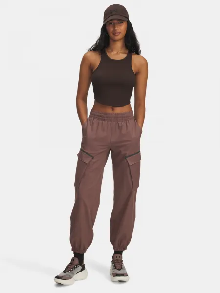 Women's Sports Pants Under Armour UA Unstoppable Cargo Pants-BRN - Women's