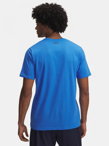 Men's T-shirt Under Armour UA TRIPLE STACK LC LOGO SS-BLU - Men's