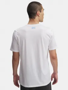 Men's T-shirt Under Armour UA TRIPLE STACK LC LOGO SS-WHT - Men's