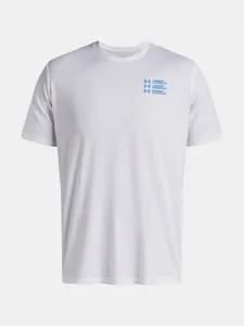 Men's T-shirt Under Armour UA TRIPLE STACK LC LOGO SS-WHT - Men's