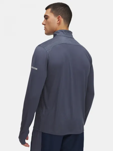 Men's T-shirt Under Armour UA Tech Utility 1/4 Zip-BLU - Men's