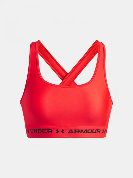 Women's bra Under Armour Crossback Mid Bra-RED - Women's