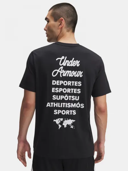 Men's T-shirt Under Armour UA 60/40S SPORTS WM SS-BLK - Men's