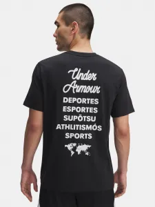 Men's T-shirt Under Armour UA 60/40S SPORTS WM SS-BLK - Men's