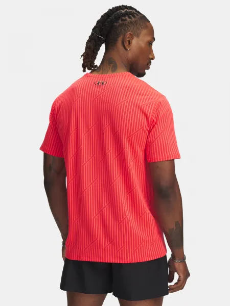 Men's T-shirt Under Armour UA Tech Vent Jacquard-RED - Men's
