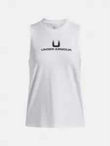 Women's tank top Under Armour UA Varsity U Tank-WHT - Women's