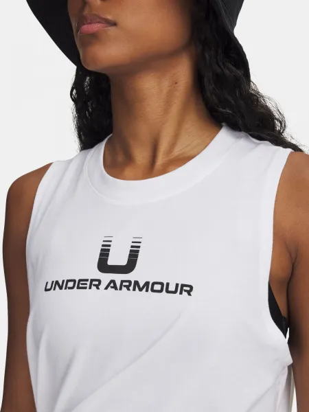 Women's tank top Under Armour UA Varsity U Tank-WHT - Women's