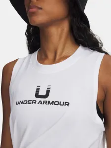Women's tank top Under Armour UA Varsity U Tank-WHT - Women's