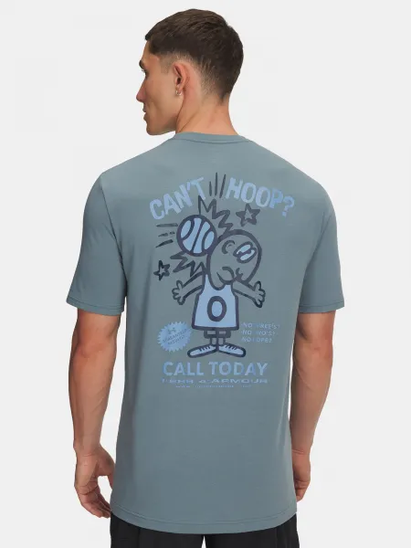 Men's T-shirt Under Armour UA M 60/40S Can't Hoop SS-BLU - Men
