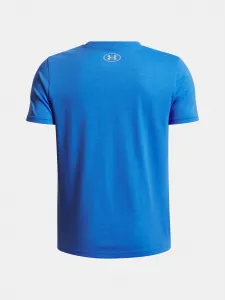 Boys' T-shirt Under Armour UA B LOGO WORDMARK SS-BLU - Boys