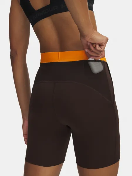 Women's shorts Under Armour UA Trail Run Fitted Short-BRN - Women's