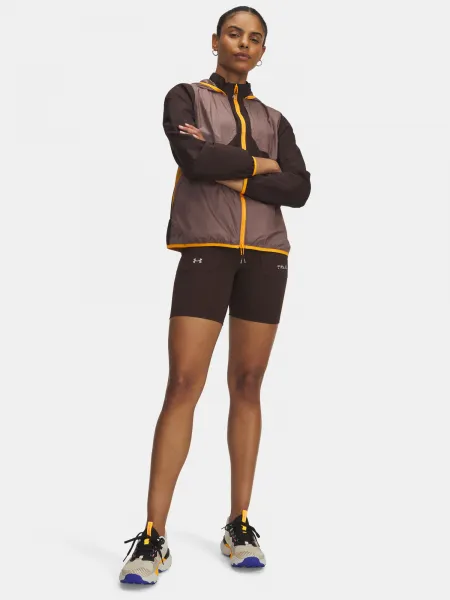 Women's shorts Under Armour UA Trail Run Fitted Short-BRN - Women's