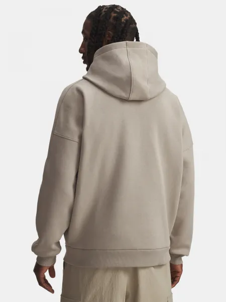 Men's sweatshirt Under Armour UA Icon HW Colorblocked Hdy-BRN - Men's