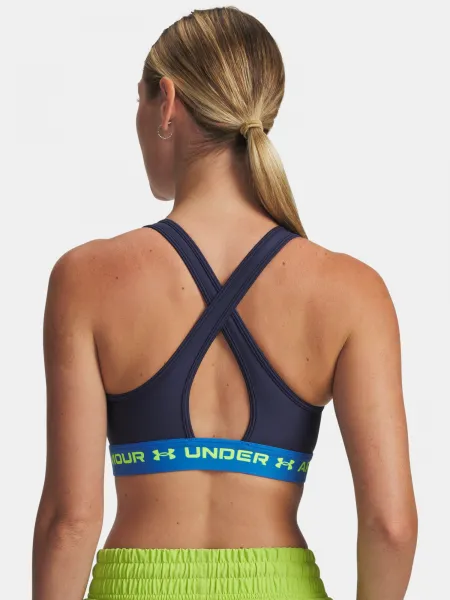 Women's bra Under Armour Crossback Mid Bra-BLU - Women's