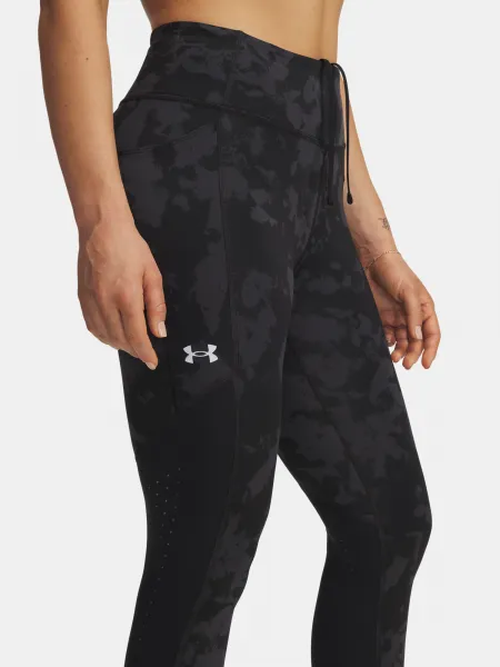 Women's leggings Under Armour UA Launch Ankle Print Tights-BLK - Women's
