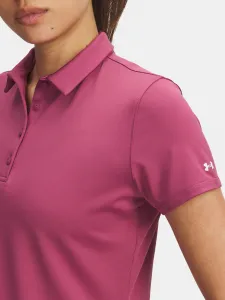 Women's T-shirt Under Armour UA Playoff SS Polo-RED - Women's