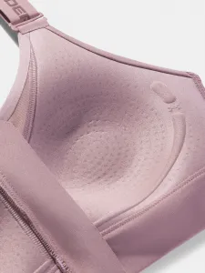 Women's bra Under Armour UA Infinity High Zip 2.0 Bra-PNK - Women's