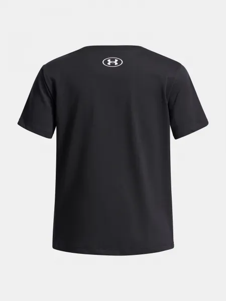 Girls' T-shirt Under Armour UA BIG LOGO SS-BLK - Girls
