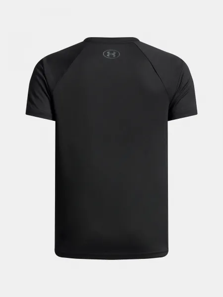 Boys' T-shirt Under Armour UA Tech Split Wordmark SS-BLK - Boys