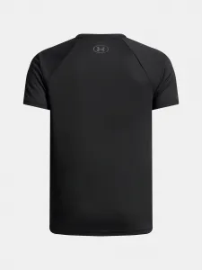 Boys' T-shirt Under Armour UA Tech Split Wordmark SS-BLK - Boys