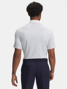 Men's T-shirt Under Armour UA Drive Chill Printed Polo-WHT - Men's