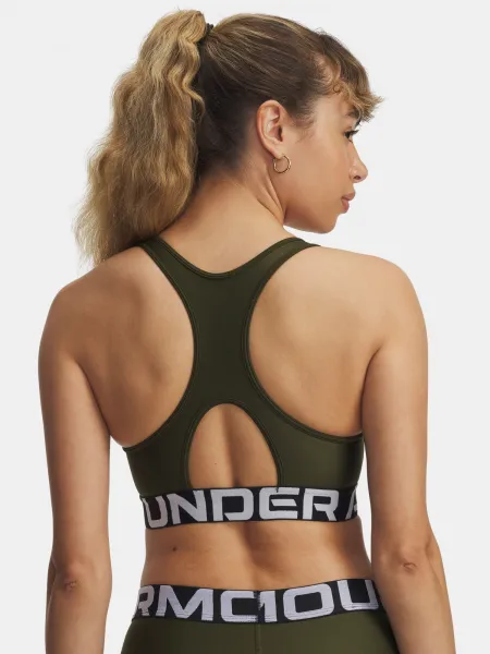 Women's bra Under Armour UA HG Mid Branded-GRN - Women's