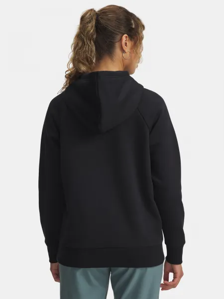 Women's sweatshirt Under Armour UA Rival Flc Shimmer Hdy-BLK - Women's