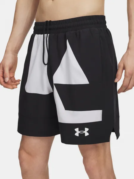 Men's shorts Under Armour UA M Zone 7in Wvn Short Grphc-BLK - Men