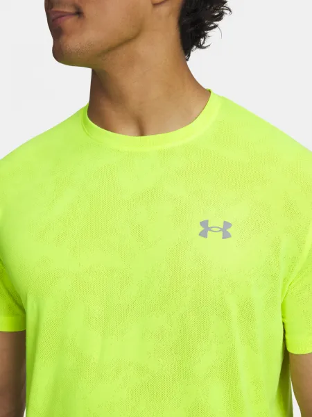 Men's T-shirt Under Armour UA Launch Camo SS-YLW - Men's